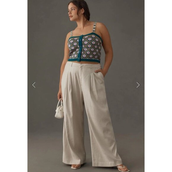 NWT Size XS - Anthropologie  Maeve Square-Neck Crop Sweater Tank (NWT US$ 88) - Picture 12 of 12